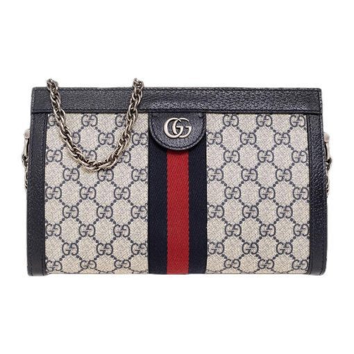 구찌 오피디아 GG 스몰 숄더백 베이지 블루 슈프림 503877-K05NN-4076 #26*8*17cm