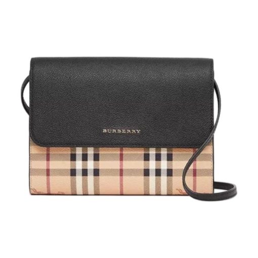 버버리 스몰 록슬리 체크 크로스바디백 블랙 80379151 #22*5*16.5cm