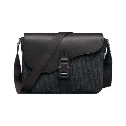 디올 새들 메신저 백 블랙 1ADME162YKS-H03E #31*8*23cm