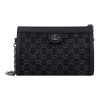 구찌 오피디아 GG 스몰 숄더백 블랙 그레이 데님 503877-FAC2F-8450 #26*8*17cm