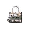 디올 미디움 레이디 D 라이트 백 화이트 멀티컬러 멕시코 M0565OESR-M20E #24*11*20cm