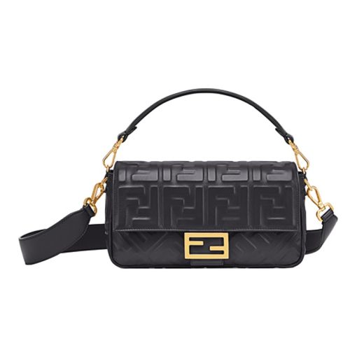 펜디 미디움 바게트 백 나파 레더 블랙 8BR600-A72V-F15ZW #27*6*15cm