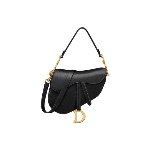 디올 새들 백 스트랩 블랙 고트스킨 M0455CCEH-M900 #25.5*6.5*20cm